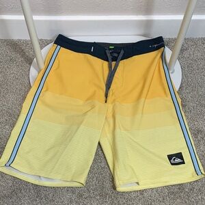 Quiksilver‎ Kids Yellow Gradient Swim Trunks